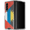 Antigua and Barbuda Flag Distressed Galaxy Z Fold4 5G Clear Case